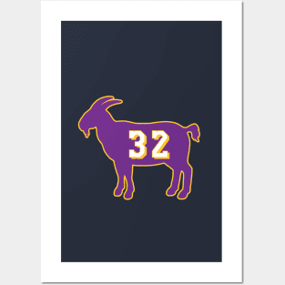 Magic Johnson Los Angeles Goat Qiangy Posters and Art